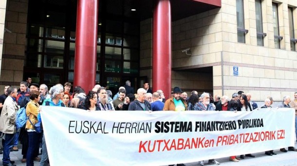 Elkarretaratzea Kutxabank Publikoa plataforma, Argazkia: EFE