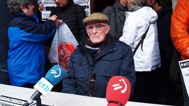 Patxi Zubiaurre etxegabetzea Donostia Argazkia: Kaleratzeak Stop