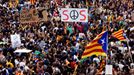 'Paro de país' en Cataluña. Foto: EFE