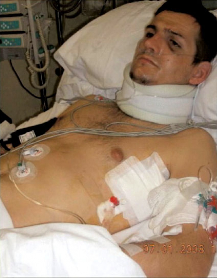 Igor Portu, en el hospital tras su detención