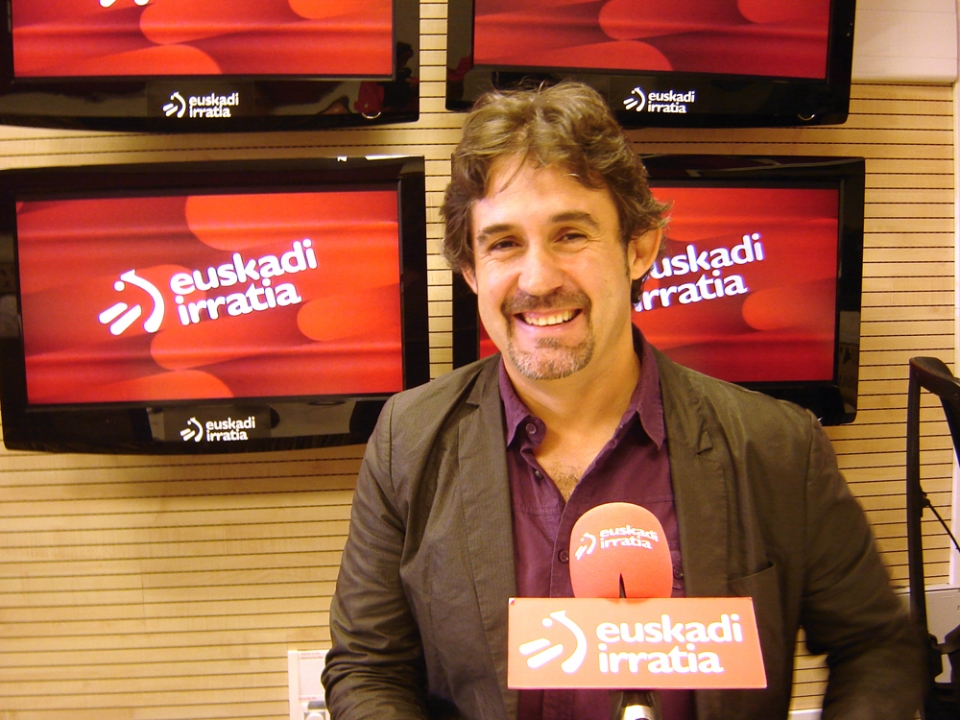 Pello Urizar, hoy en Euskadi Irratia. EITB