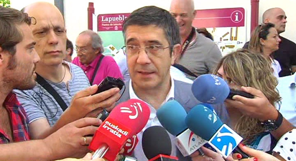 El lehendakari y candidato del PSE-EE a la reelección, Patxi López. EFE