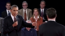 Argazkiak: Obamaren eta Romneyren bigarren aurrez aurrekoa