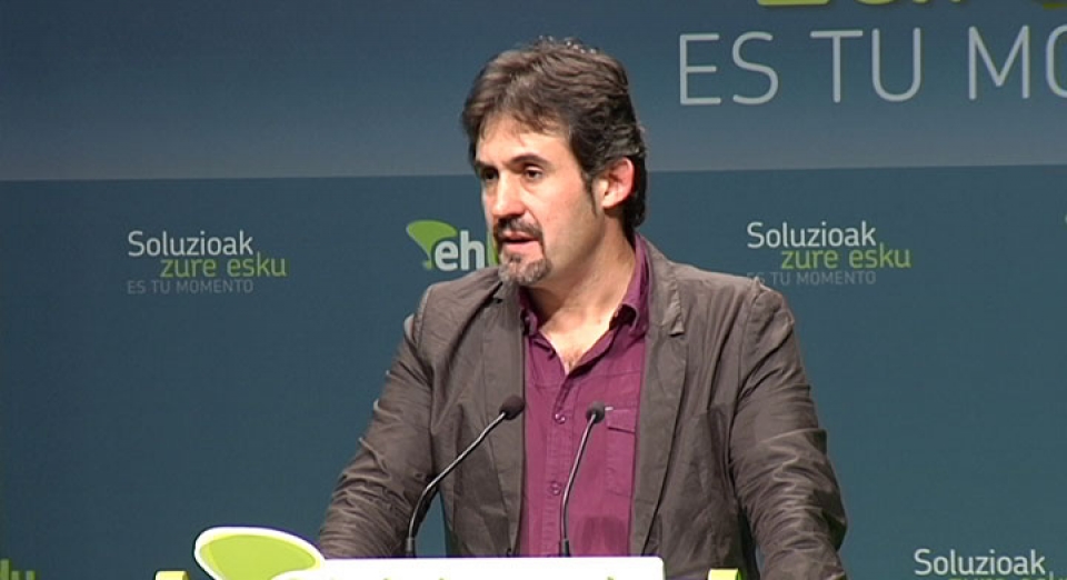 El secretario general de EA y parlamentario vasco electo por EH Bildu, Pello Urizar.