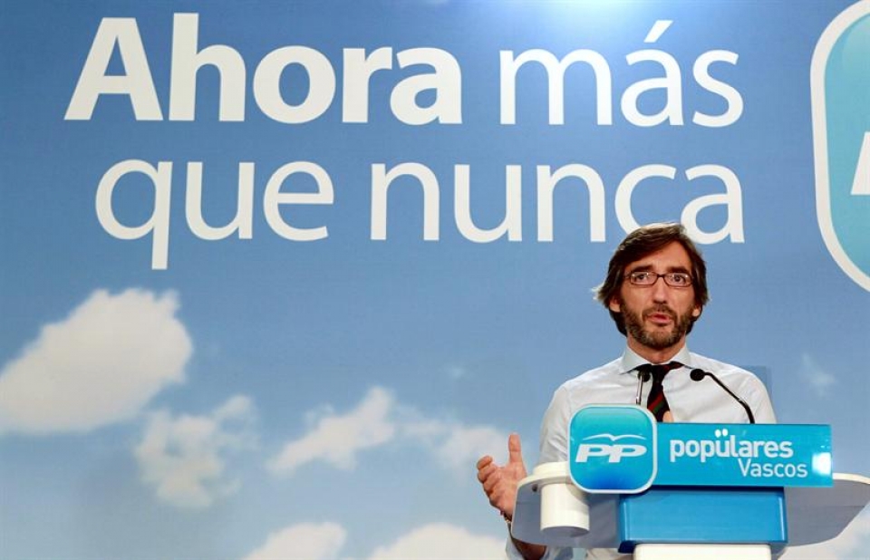 Iñaki Oyarzabal PPren Euskadiko idazkari nagusia.