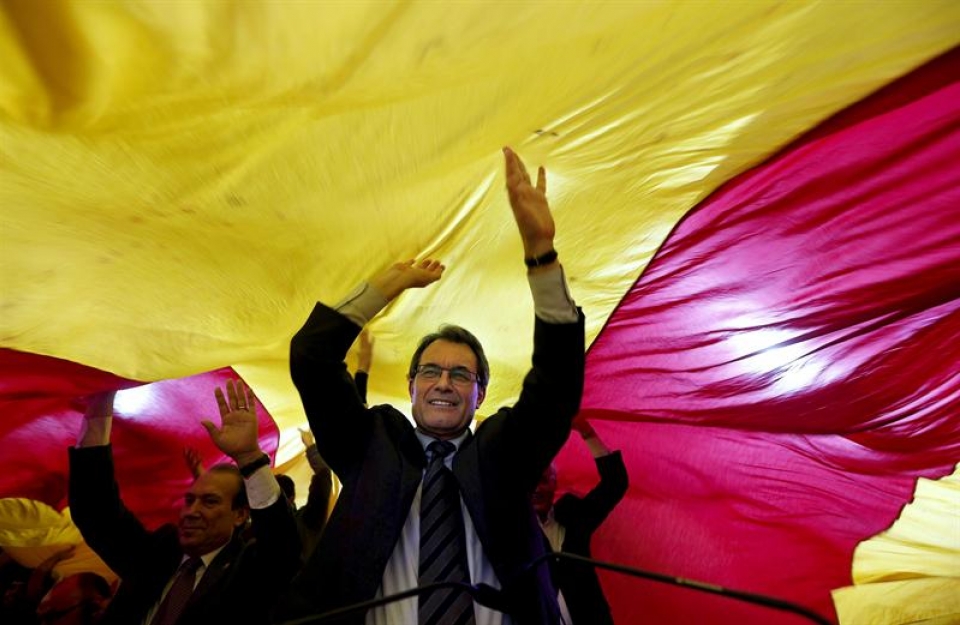 El candidato de CiU a presidente en las elecciones catalanas, Artur Mas.