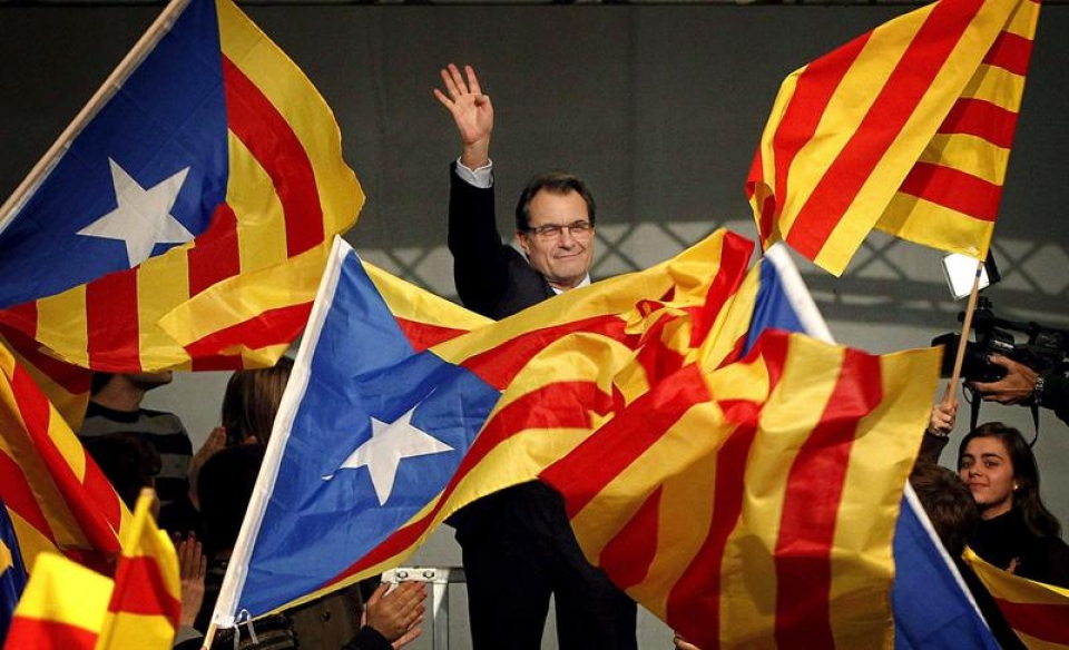 Artur Mas, candidato a la reelección por CiU. Foto: EFE