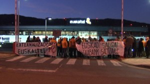 Primera jornada de huelga en Euskaltel
