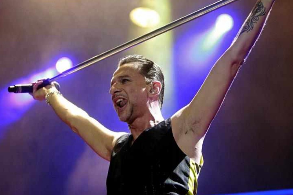 Depeche Mode talde britainiarra 'Delta Machine' diskoa aurkezteko bira egiten ari da. Argazkia: EFE