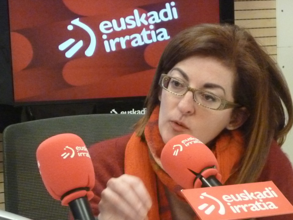Maite Pagazaurtundua, Euskadi Irratian. Argazkia: EITB
