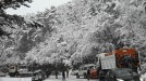 Temporal de nieve en Navarra. Foto: EFE