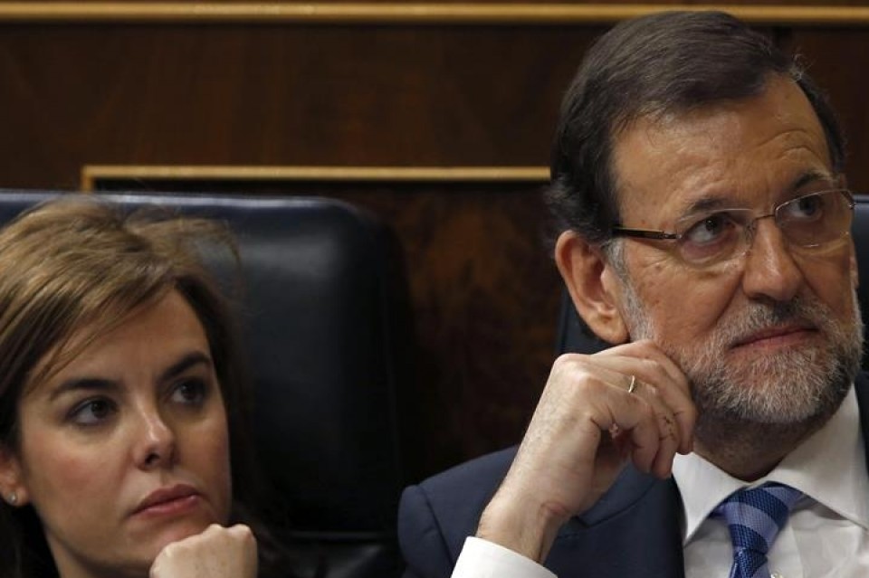 Mariano Rajoy Y Soraya Saez de Santamaría