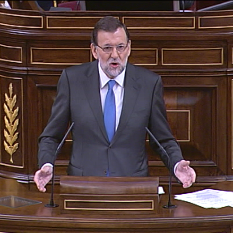 Mariano Rajoy en el Congreso de los Diputados. Foto: EiTB