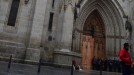 La Catedral de Santiago, horas antes del funeral. Foto: eitb.com