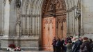 Santiagoko Katedrala, hileta hasi aurretik. Argazkia: eitb.com