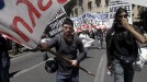 Protestas en Grecia. Foto: EFE