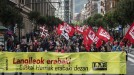 Manifestación de LAB en Bilbao. Foto: EFE