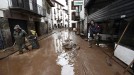 Inundaciones en Elizondo. Foto: EFE