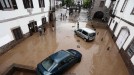 Inundaciones en Elizondo. Foto: EFE