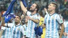 Argentinak Alemaniaren aurka jokatuko du finala. Argazkia: EFE