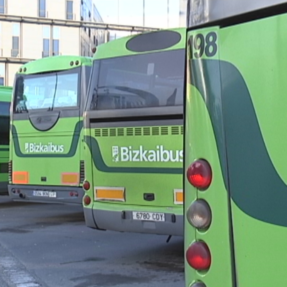 Un autobús de Bizkaibus. Foto de archivo: EITB Media