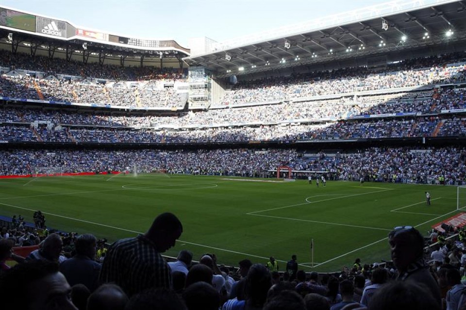 Imagen de archivo del Santiago Bernabéu. Foto: EFE