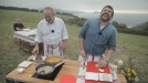 Ander ríe mientras cocina para Karlos Arguiñano en el reto.
