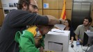 Un catalán vota en México. EFE.