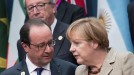 Hollande y Merkel. Foto: EFE