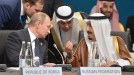 Putin junto al príncipe de Arabia Saudí. Foto: EFE