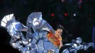 Katy Perryren emanldia 2015eko Super Bowlean. Argazkia: EFE.