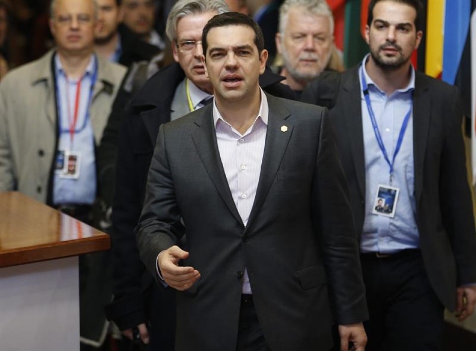 Alexis Tsipras, tras la reunión de hoy acerca de la crisis financiera griega en Bruselas