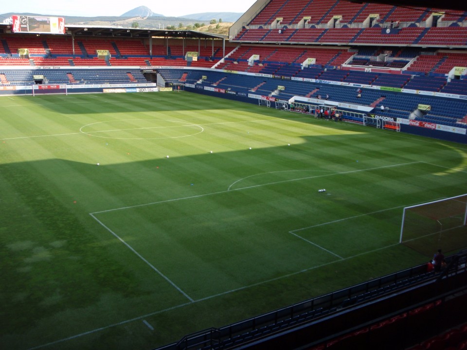 El estadio de El Sadar. 
