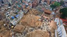 Katmandú, reducida a escombros. Foto: EFE
