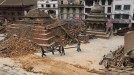 Katmandú, reducida a escombros. Foto: EFE