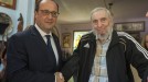 François Hollande y Fidel Castro. Foto: EFE.