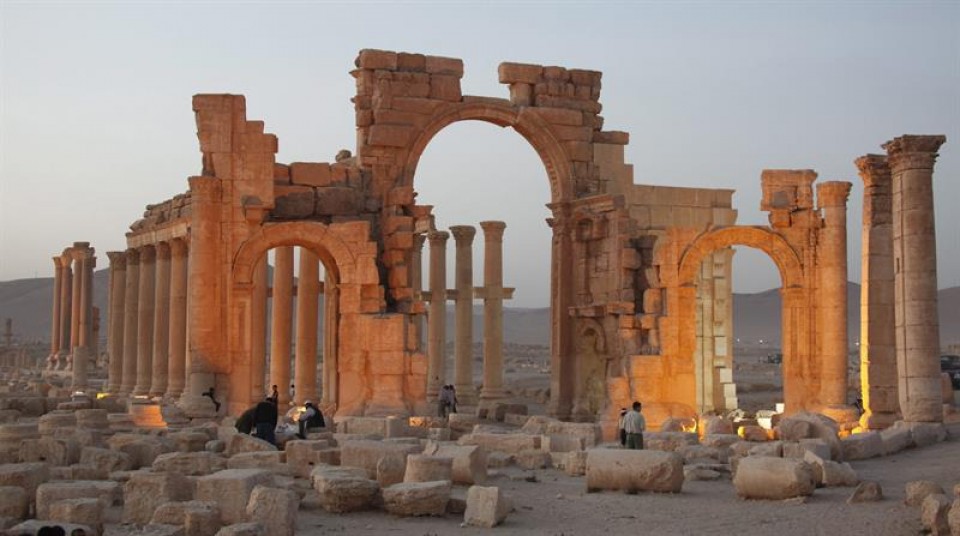 Las ruinas de Palmira. Foto de archivo: EFE