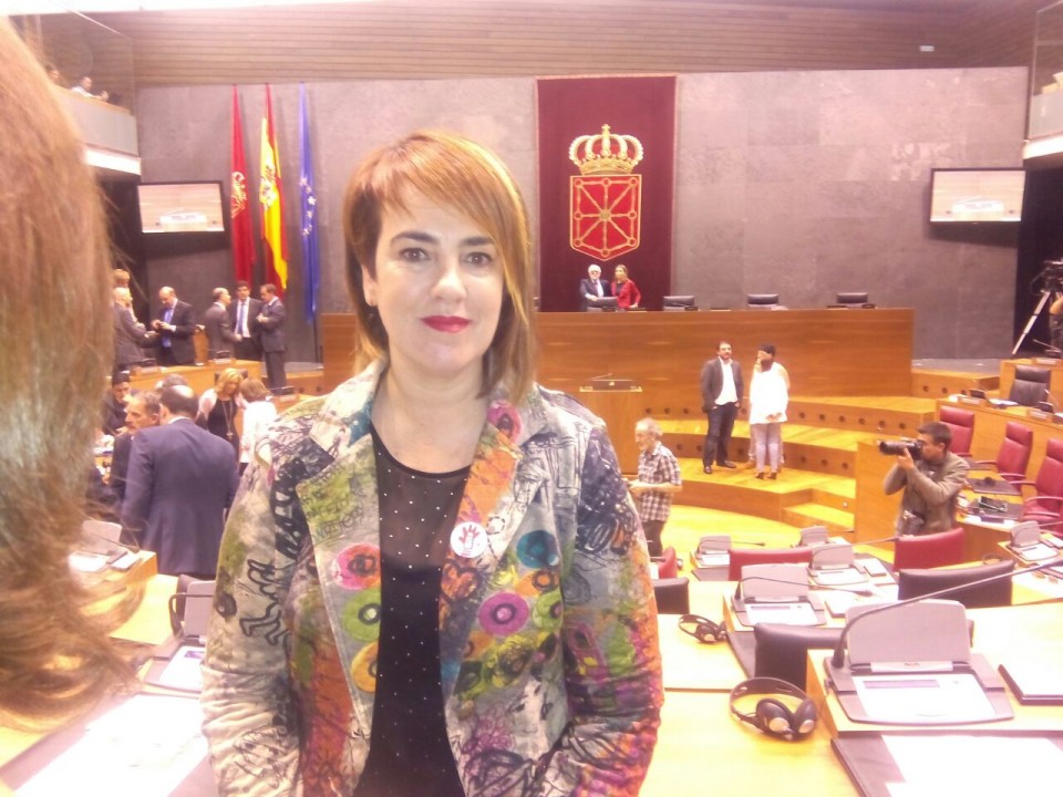 Ainhoa Aznarez, Nafarroako Parlamentuko presidentea. Argazkia: Iñaki Errea