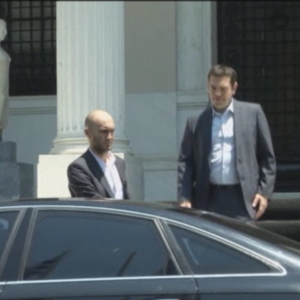 Euklides Tsakalotos Greziako Ekonomia ministroa eta Yanis Varoufakis aurreko karguduna. EFE
