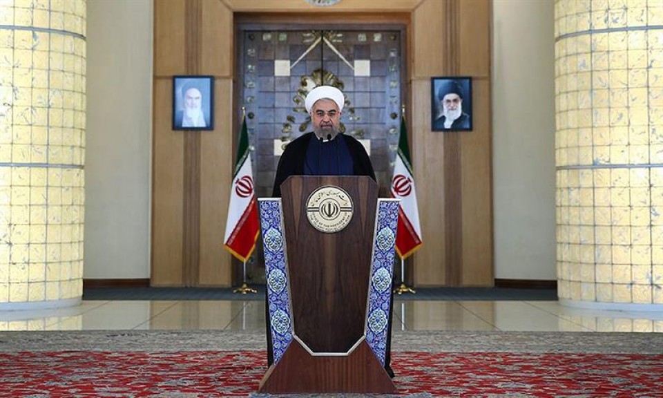 El presidente de Irán, Hasán Rohaní. Foto: EFE