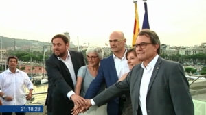 Presentan la lista unitaria para las elecciones de Cataluña