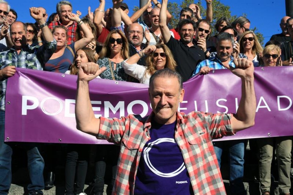 El diputado de Unidas Podemos en el Congreso por Bizkaia, Roberto Uriarte. Foto: EiTB