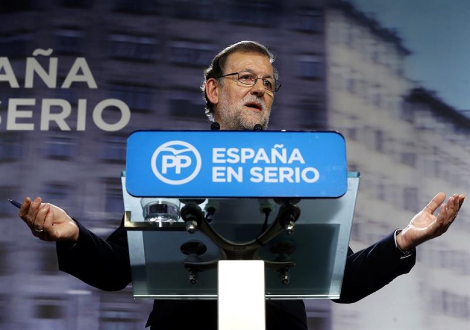 Mariano Rajoy Espainiako Gobernuaren jarduneko presidentea.