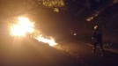 Incendio en las proximidades del cabo Matxitxako (Bermeo). Foto: Bomberos Bizkaia