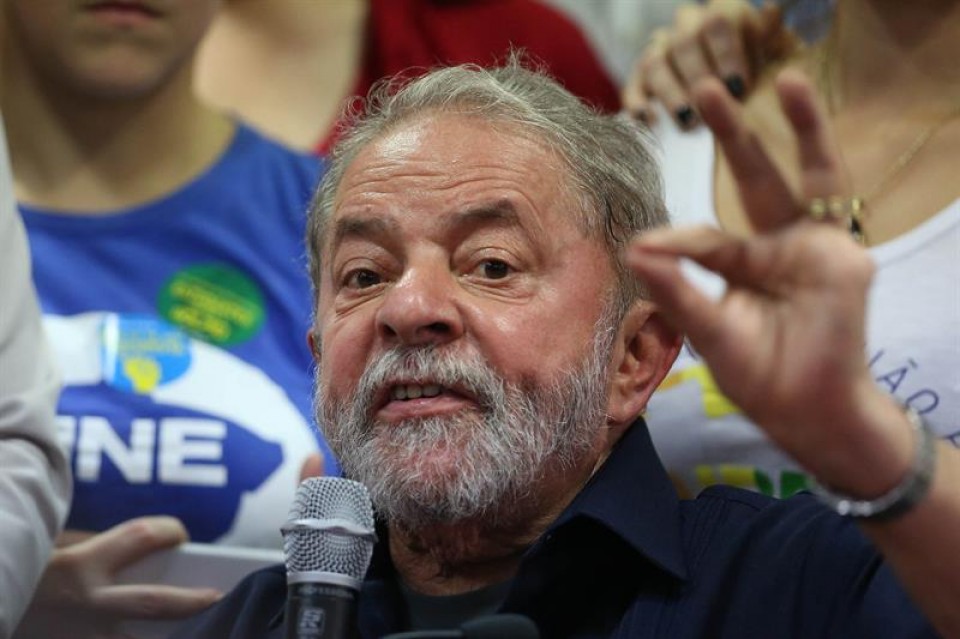 El expresidente brasileño Lula da Silva. EFE