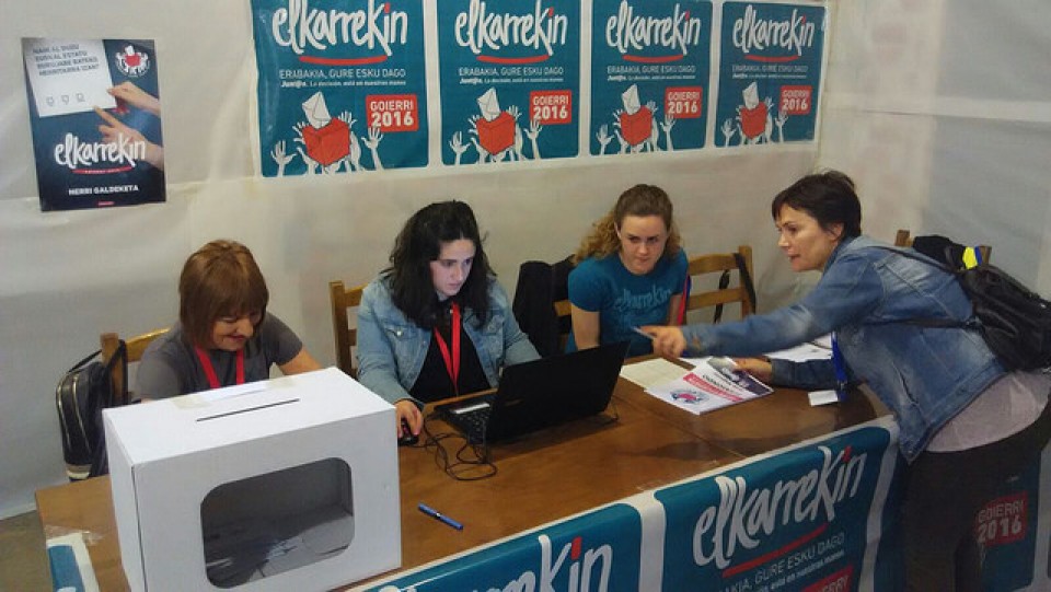 Resultados pueblo a pueblo de las consultas de Gure Esku Dago