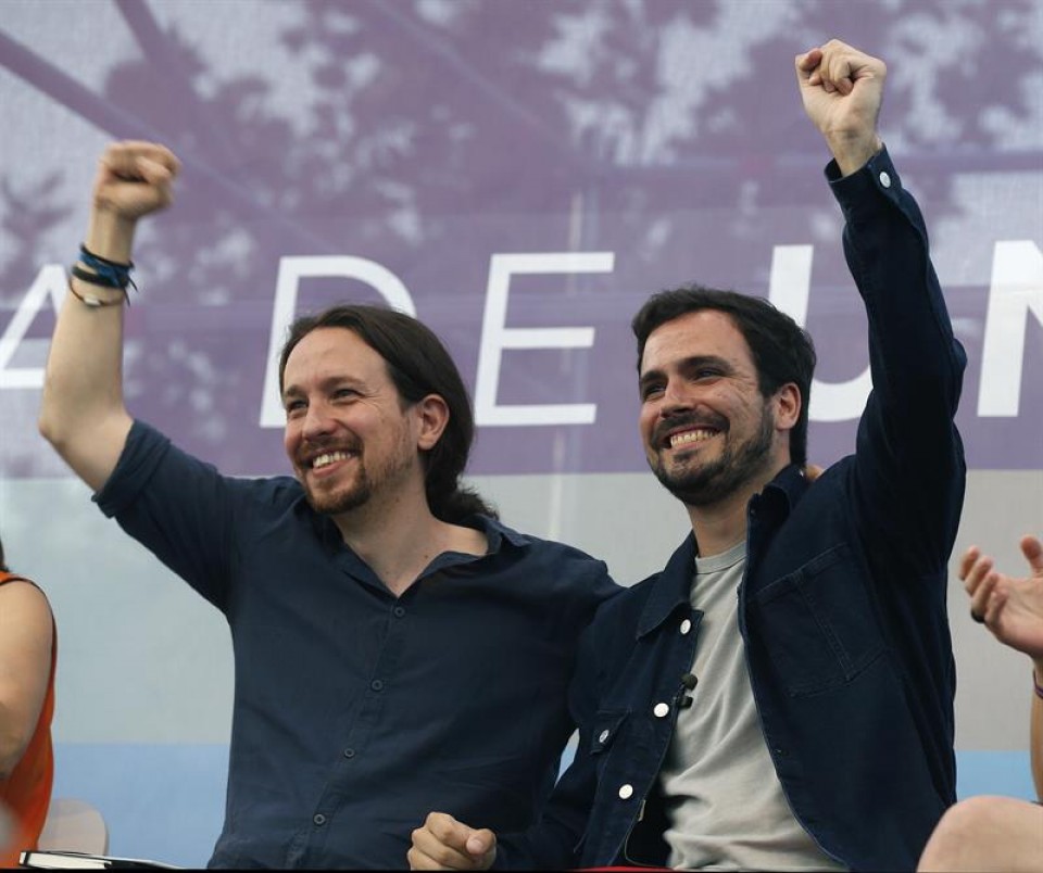 Iglesias Garzon Unidos Podemos hauteskunde kanpaina