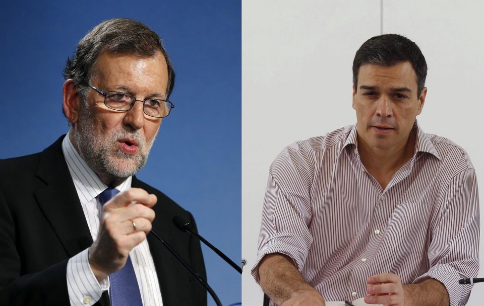 Mariano Rajoy y Pedro Sánchez. EiTB