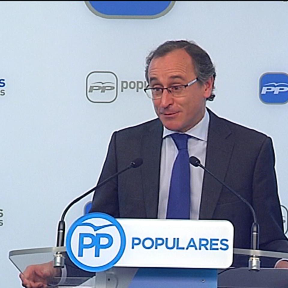 Alfonso Alonso es el candidato del PP a Lehendakari