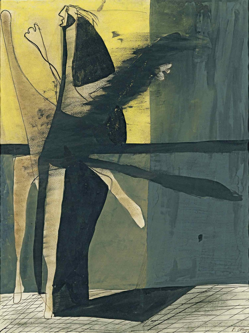 Francis Bacon. Composición (Figura), 1993. © The Estate of Francis Bacon.